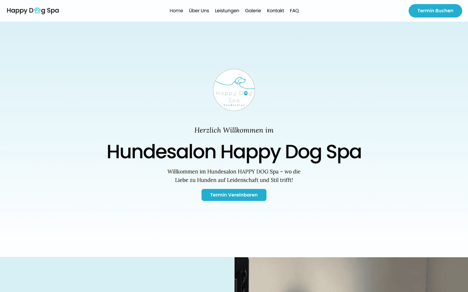 Happy Dog Spa — Projekt von DomAI