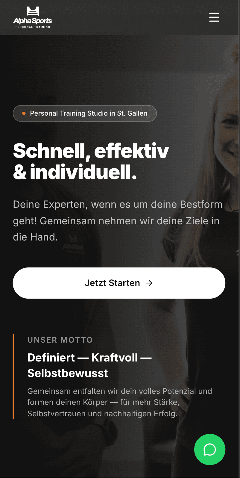Alpha Sports — Mobile