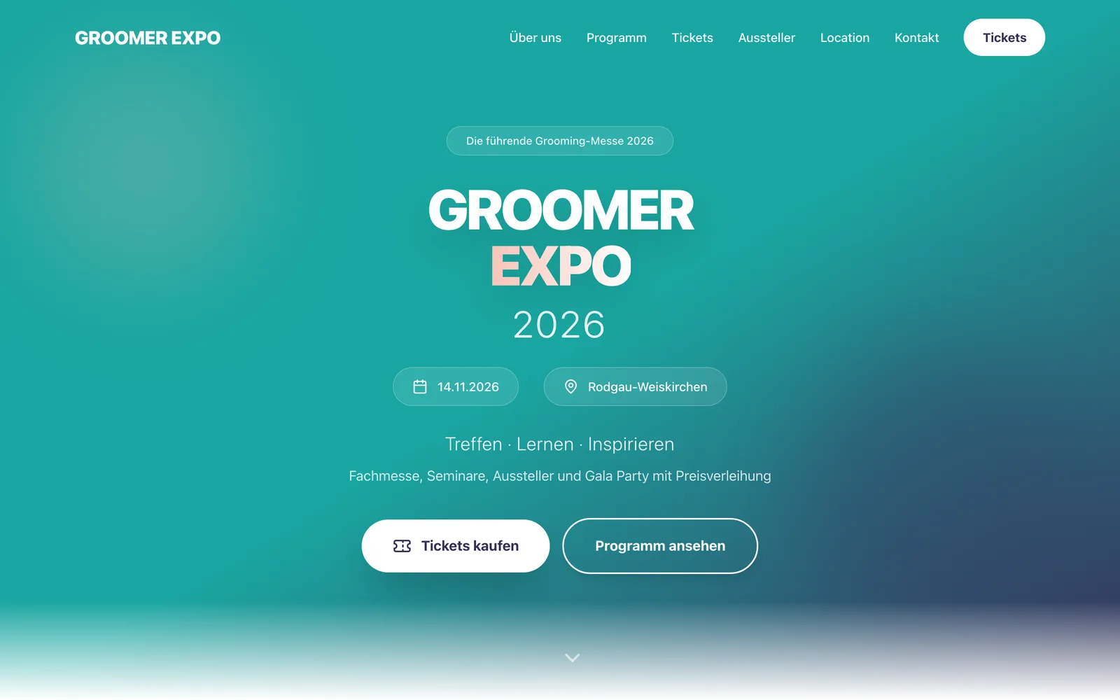 Groomer Expo — Projekt von DomAI