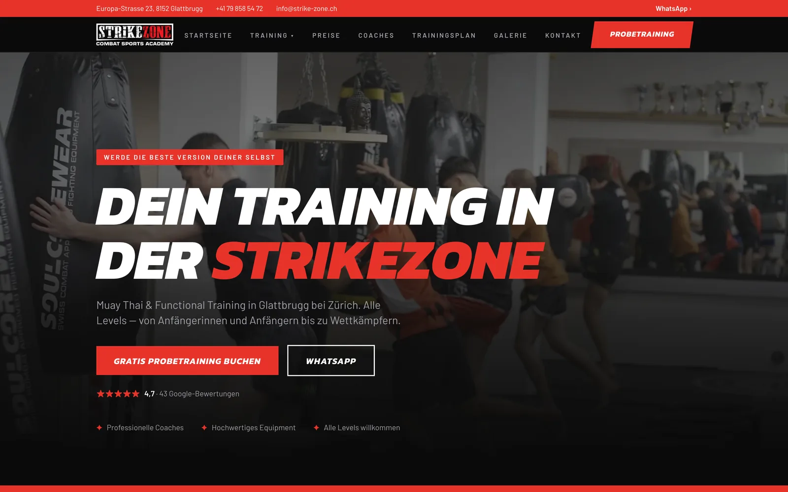 StrikeZone — Projekt von DomAI